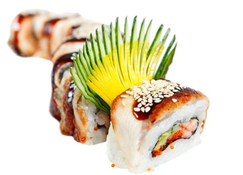 🐉 Dragon Roll Sushi Rezept