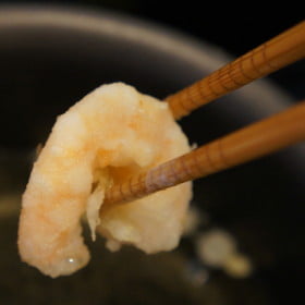 Tempura-Garnelen-Sushi