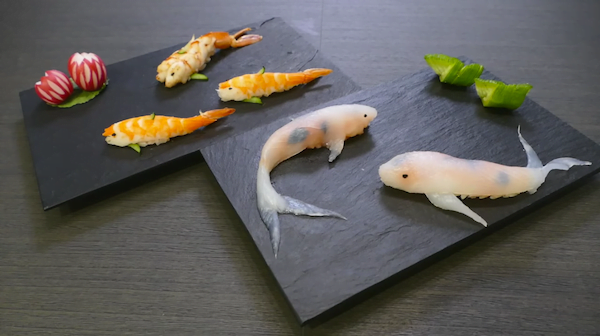 Presentation is half the story. Make sure you arrange the sushi in an interesting layout on nice porcelain plate, or a sushi boat if you have one.