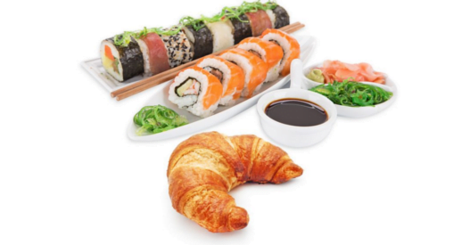 A bakery has created a sushi croissant